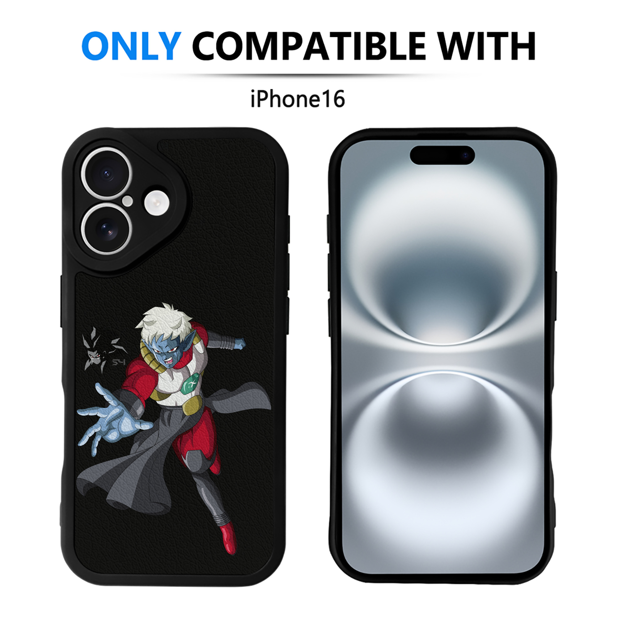 （画像用） ドラゴンボール DRAGON BALL 【iPhone 16シリーズ対応】シリコンスマホケース（レザー調） 材質：シリコン